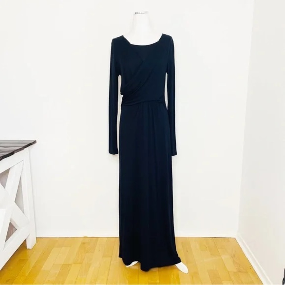 Peruvian Connection faux wrap maxi dress